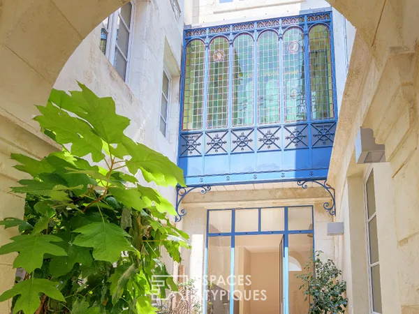 Triplex avec terrasses dans une bâtisse historique