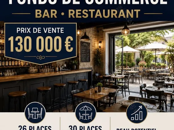 Bar, brasserie, fonds de commerce 100 m² Abbeville