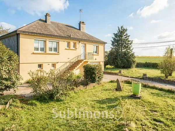Maison 85 m² - 3 chambres - Sous-sol complet - Terrain 3
