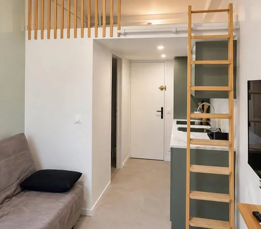 Studio 1 pièce 12 m²