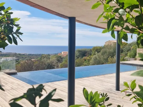 VILLA D'EXCEPTION PORTICCIO VUE MER PANORAMIQUE - FRAIS