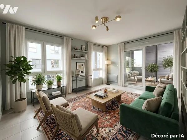 Appartement 2 pièces 45 m²