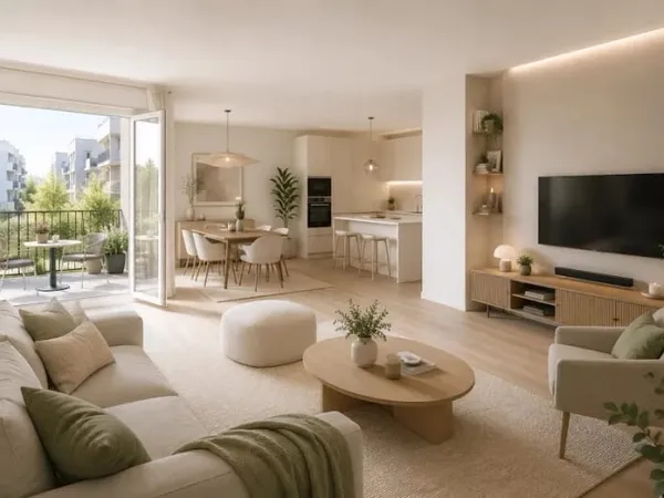 Appartement 3 pièces 60 m²