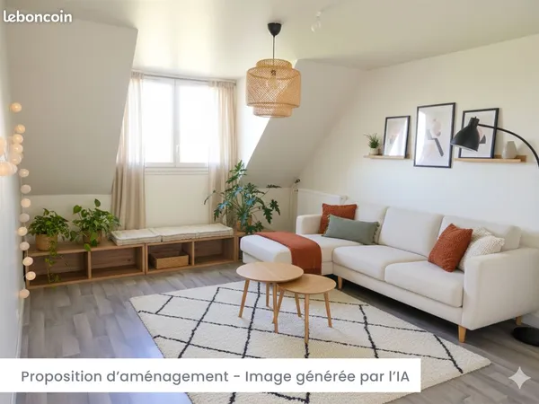 T1 de 28 m² avec belle pièce de vie