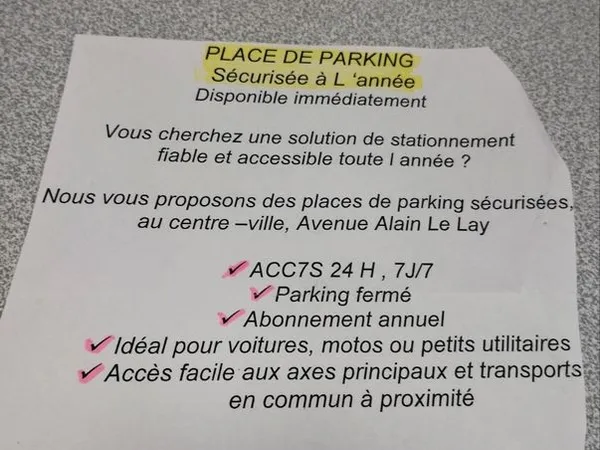 Location parking