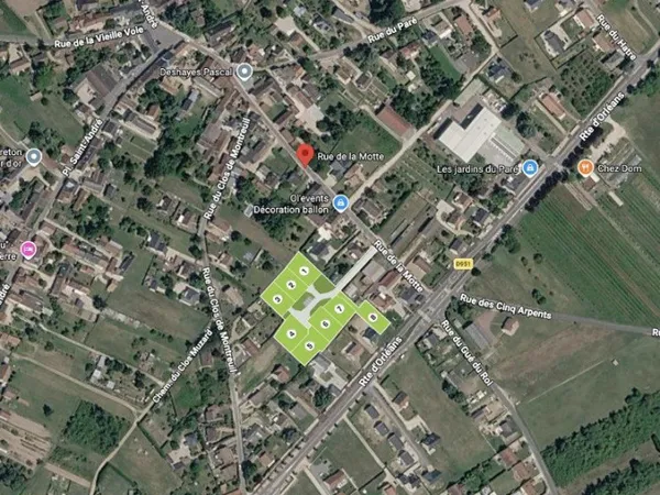 Terrain constructible 560 m²