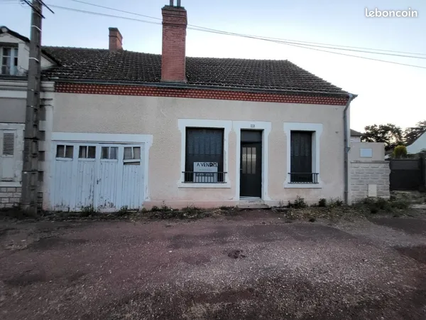 Maison mitoyenne un côté