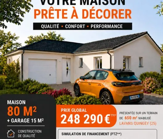 Terrain en individuel 650 m²