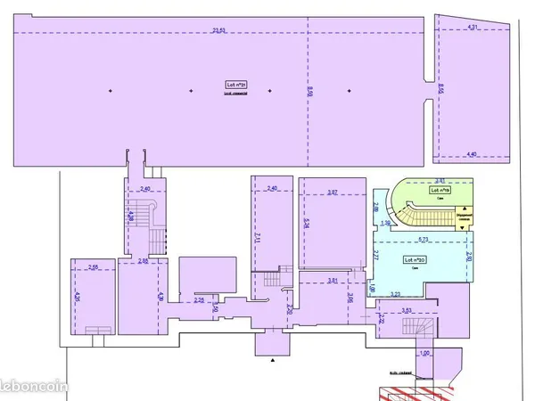 Local commercial 360 m² - Libre de toute occupation - Ancienne salle des coffres - Rouen centre