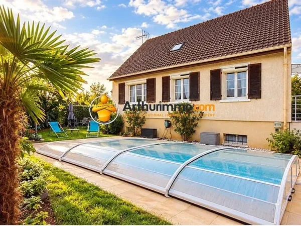 Maison 5 pièces, jardin, sous-sol total et piscine