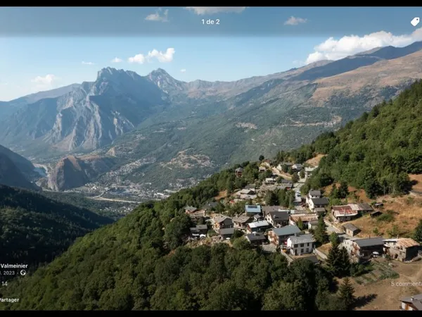 Terrain constructible valmeinier savoie