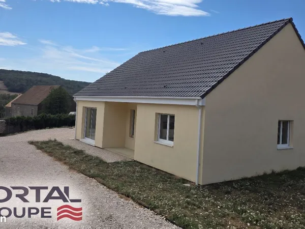 Une maison neuve tout compris. Cuisine, carrelage, parquet, PAC, WC, douche italienne, double vasque