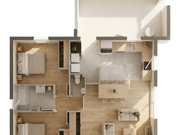 Maison 3 pièces 59 m²