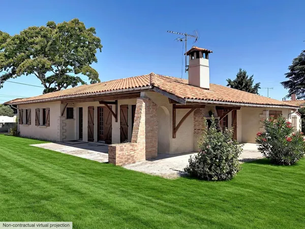 Maison T4 sur terrain de 1200m² à 30min de Bordeaux