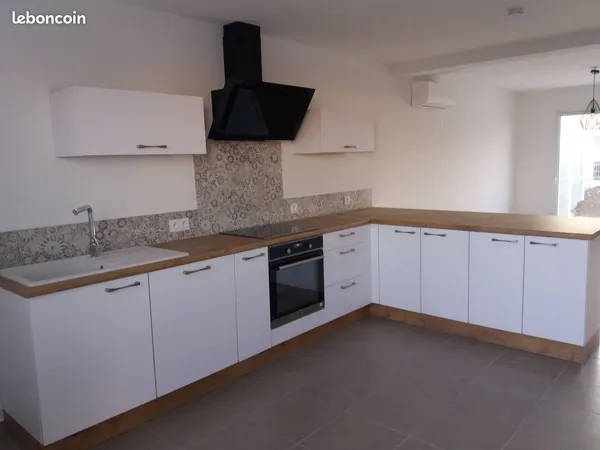 PERPIGNAN SUD:MaisonT4,3F,réc,95m2,jardin,terrasse