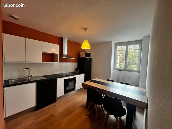 T2 rénové meublé 45 m2 avec terrasse - Vienne 38200