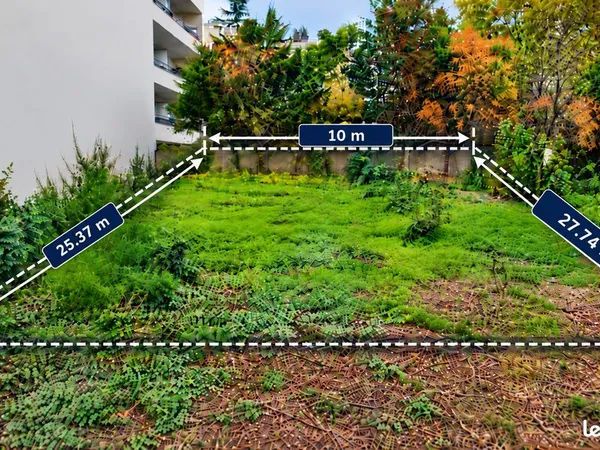 TERRAIN À BÂTIR 261 m² LE PRE GENTIL ROSNY-SOUS-BOIS - FORT POTENTIEL DE CONSTRUCTION