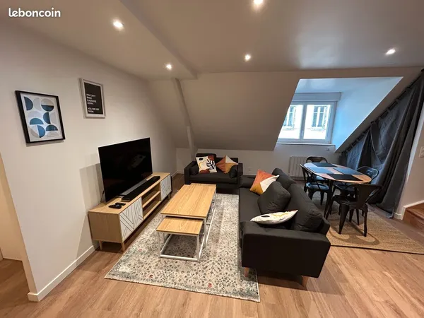 1 chambre disponible • Grand duplex rénové • Centre Quimper