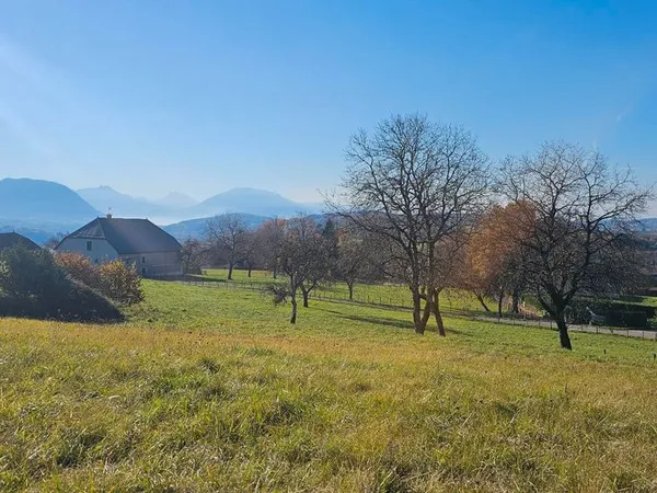 Magnifique terrain constructible viabilisé 1.503 m² Groisy (74570)