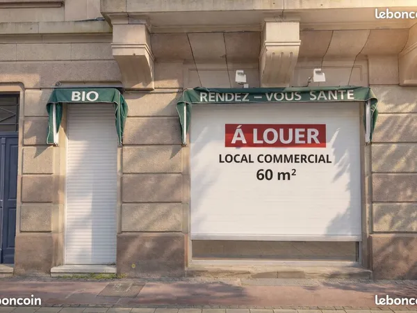 À LOUER - LOCAL COMMERCIAL 60 m² - METZ CENTRE / GARE