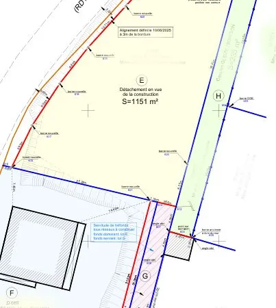 À VENDRE - TERRAIN CONSTRUCTIBLE 1 151 m² - CHÂTILLON-LA-PALUD (01320)