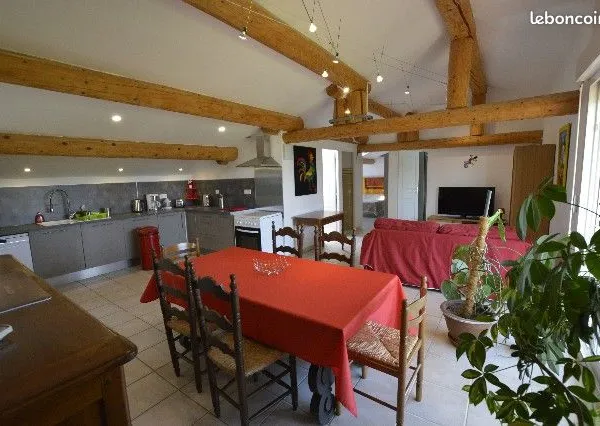 Bel appart T3 meublé tout confort à la campagne