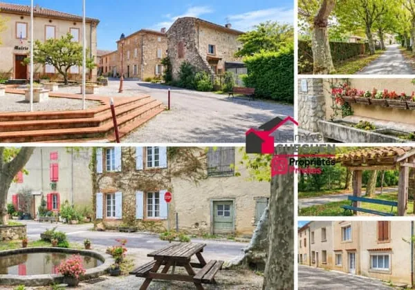 SAINT-AMANCET Charmante maison de village avec jardin, terrasses et atelier