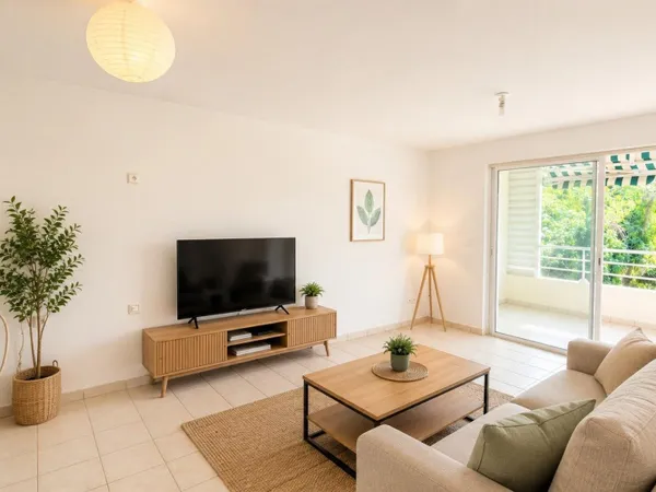 Appartement T2, emplacement idéal, vue dégagée.