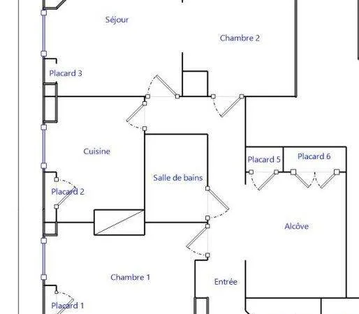 Appartement 3 pièces 63 m²