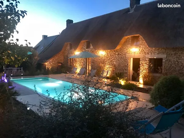 Authentique chaumière coup de coeur en presqu'île de Guérande près de La Baule