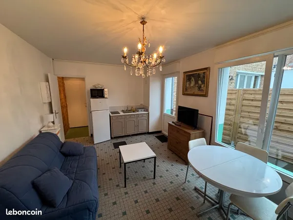 Studio meublé 25 m² avec accès jardin - Nieppe