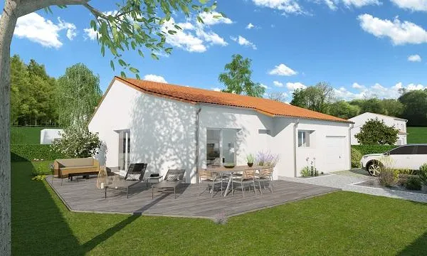 Terrain+Maison à Saint-Sylvestre-Pragoulin 4 chambres