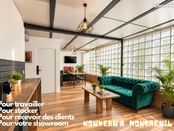 Bureau atelier a louer à 5mn du métro