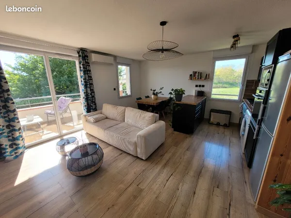Appartement T3 63m² - Aucamville 31 (Balcon & Parkings)