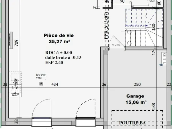 Maison 3 pièces 87 m²