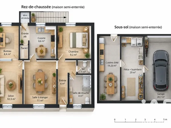 Maison 5 pièces 79 m²
