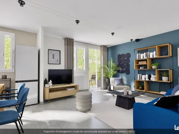 Appartement 3 pièces 58 m²