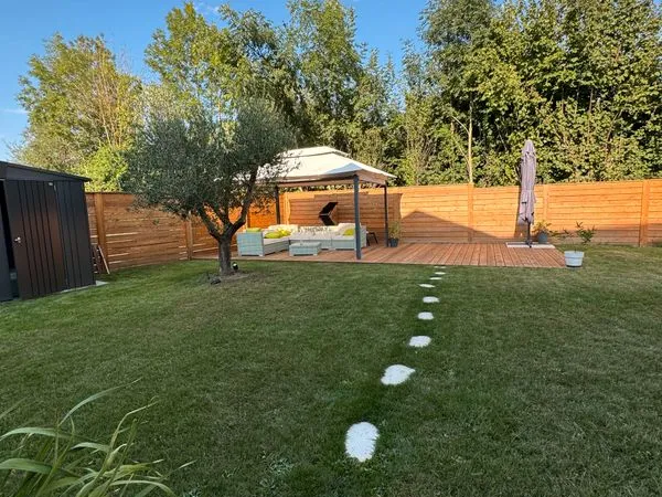 Appartement T3 meublé (83m²) avec jardin et terrain de pétanque