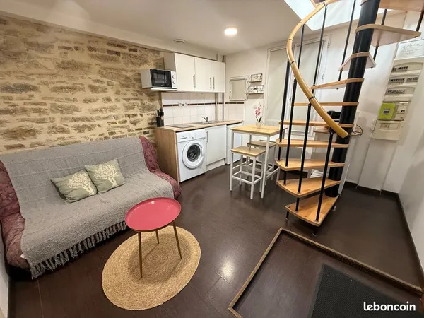🏡 78 000 - t1 bis de charme meublé - 30 m² au sol - rentabilité brute jusqu'à 10 %