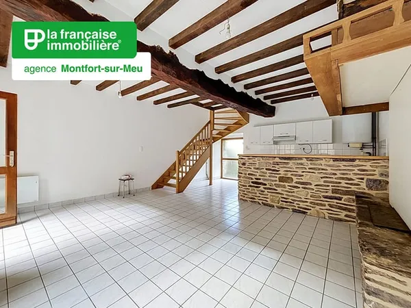 Charmante maison T2 de 53.91m² centre bourg de Treffendel