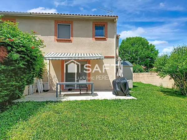 LAUNAGUET (31140) - MAISON T4 78 M² AVEC JARDIN 300 M² + GARAGE