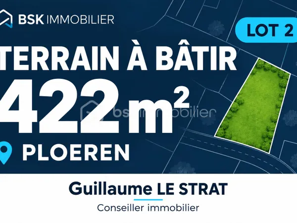 Terrain 422 m²
