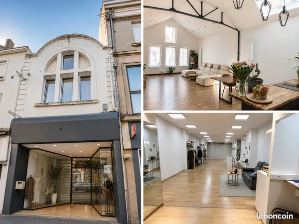 Immeuble avec local commercial et loft - Centre-ville