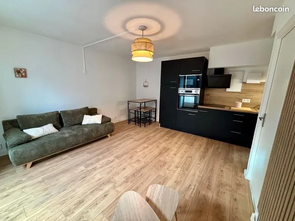 Appartement meublé 2 pièces de 32,50 m² à Viry (74580), proche de Genève
