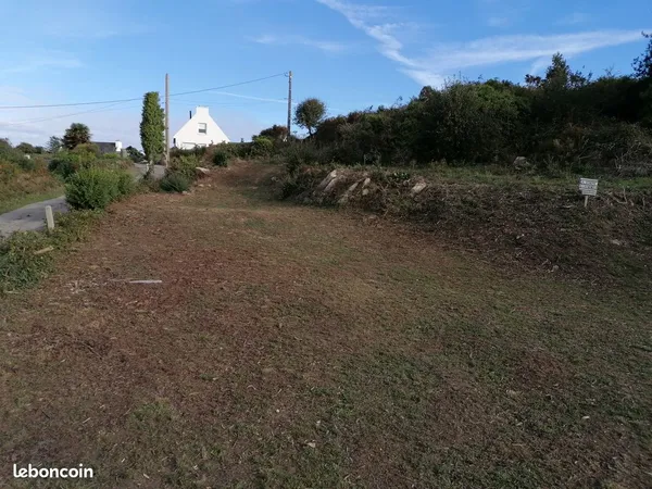 Terrain non constructible à Plouguerneau à 200 m de la plage