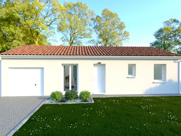 Terrain + maison 80 m²