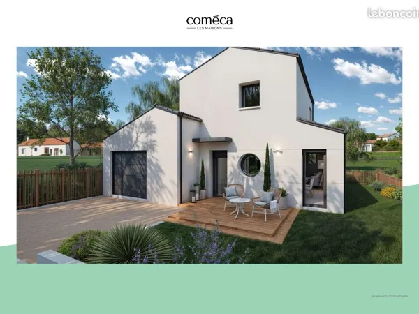 Projet de construction d'une maison 92 m² avec terrain à GIVRAND (85)
