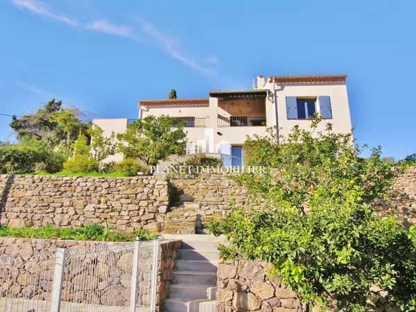 VILLA VUE MER sur GOLFE JUAN