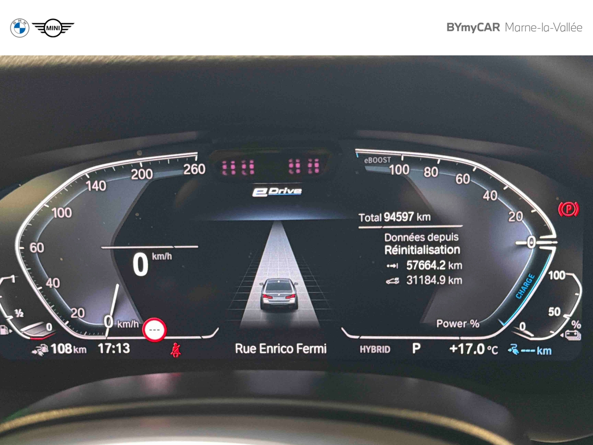 BMW 545e TwinPower Turbo xDrive 394 ch BVA8 — photo 13