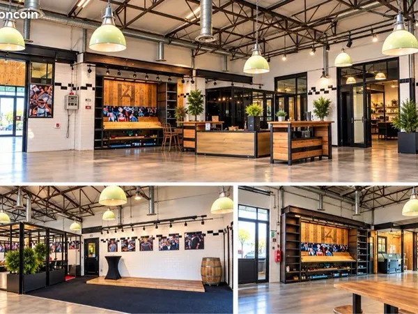 Local commercial dans des halles